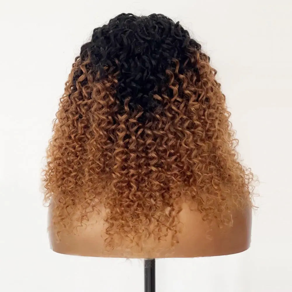 Toyotress® Knotless Pre-Separated Human Crochet Hair Kinky Curly Spring Curly Hair Extensions Human Hair Crochet Kinky Curly Toyotress